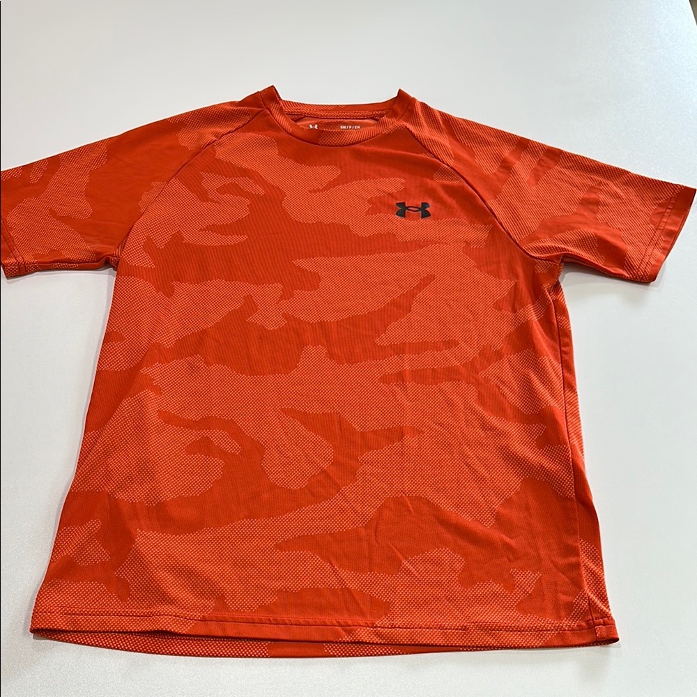 Under Armour Orange Short Sleeve Performance Tee